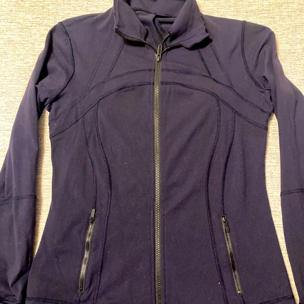 Lululemon Navy Blue Define jacket. Size 12. Good Used condition!